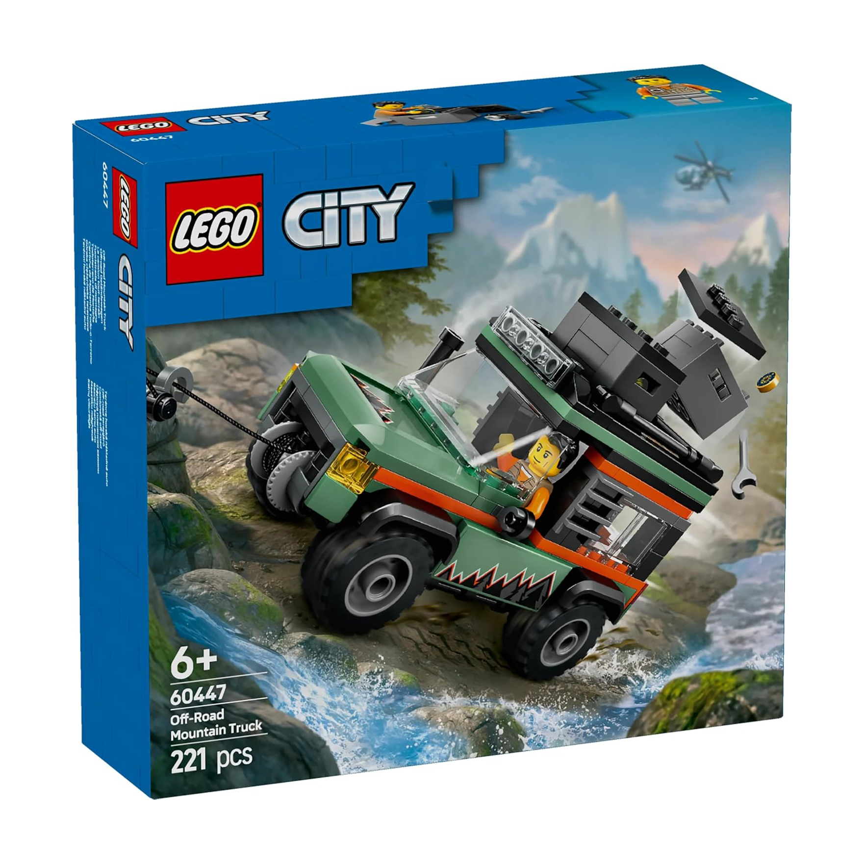 لگو 221 تکه سری City مدل Off-Road 4x4 Mountain Truck کد ۶۰۴۴۷