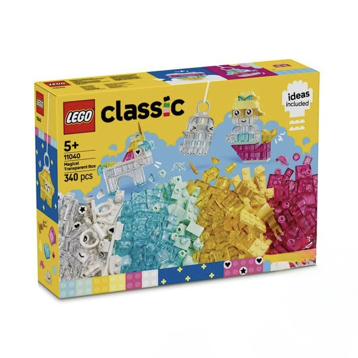 لگو 340 تکه سری Classic مدل Magical Transparent Box کد 11040