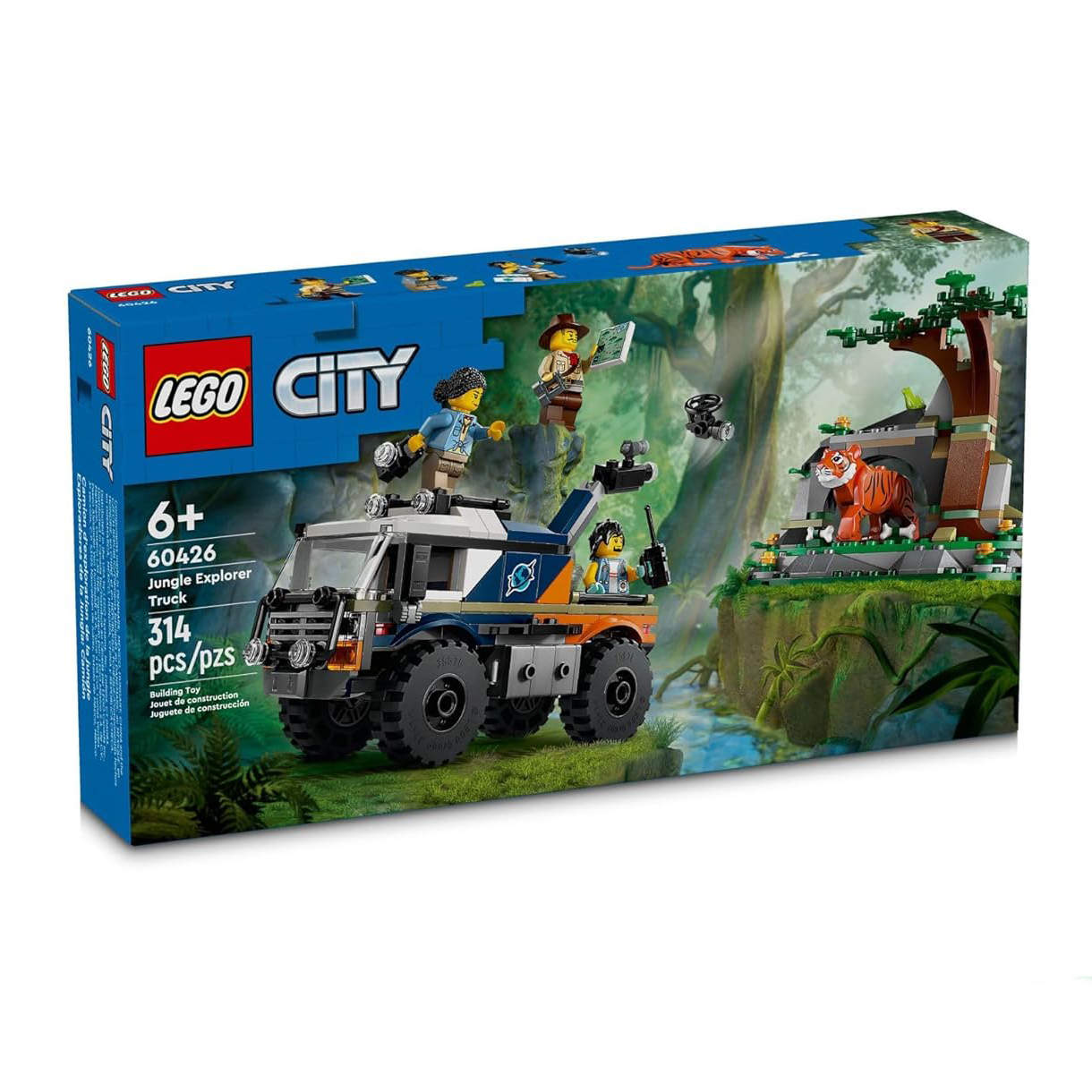 لگو 314 تکه سری City مدل Jungle Explorer Off-Road Truck کد 60426