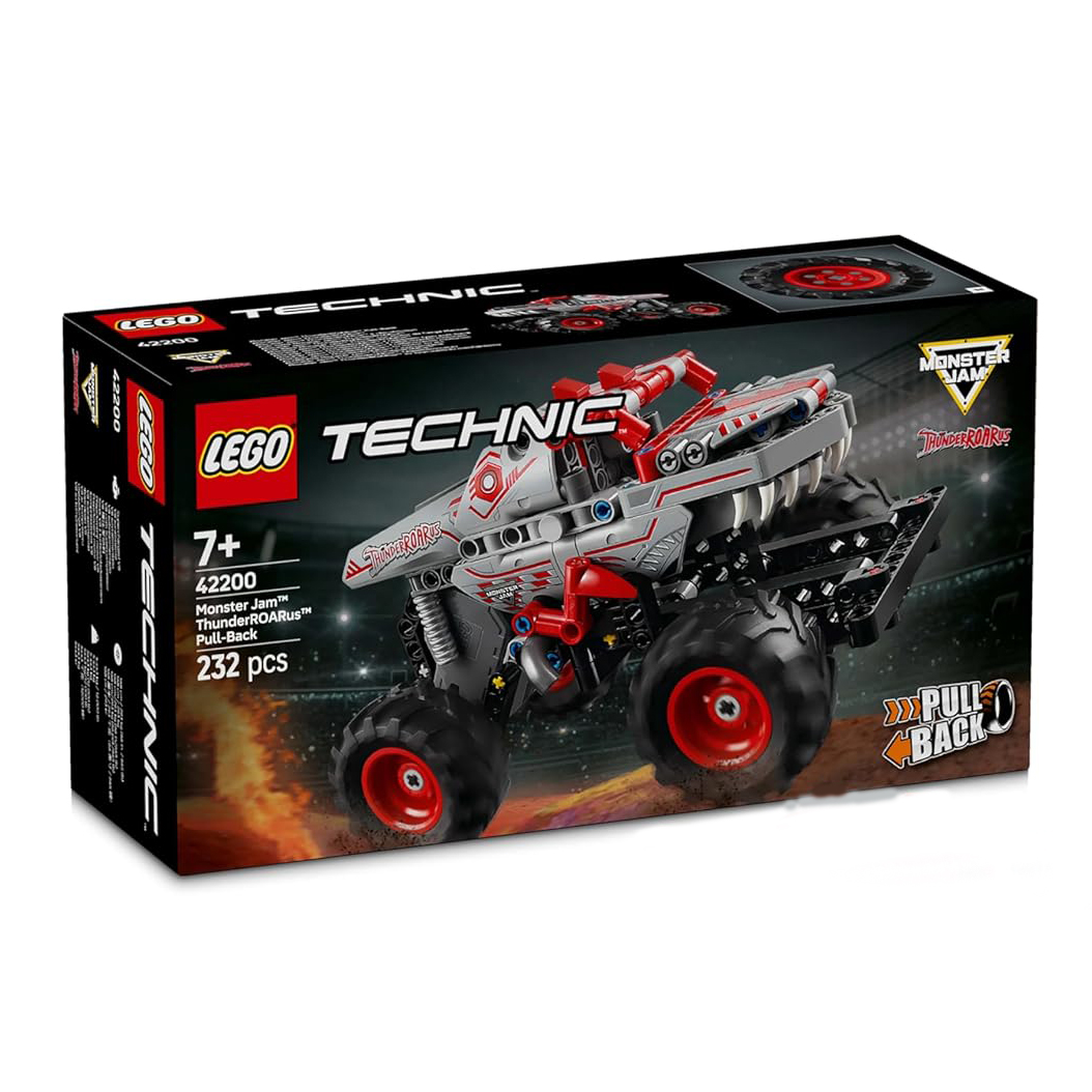 لگو 232 تکه سری Technic مدل Monster Jam ThunderROARus Pull-Back Truck کد 42200