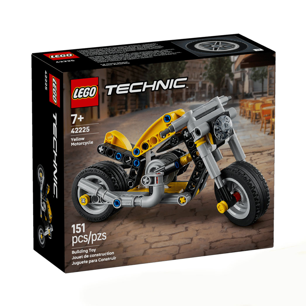 لگو 151 تکه سری Technic مدل Yellow Motorcycle کد 42225