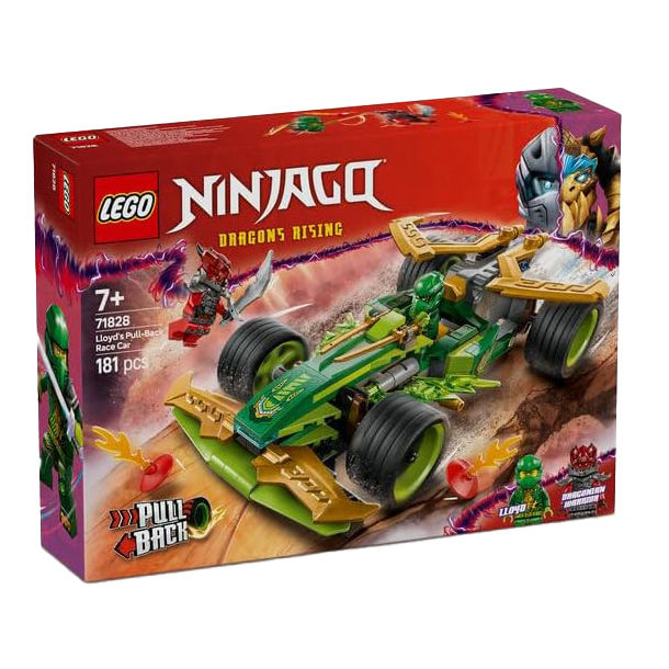 لگو 181 تکه سری Ninjago مدل Lloyd’s Pull-Back Race Car کد 71828