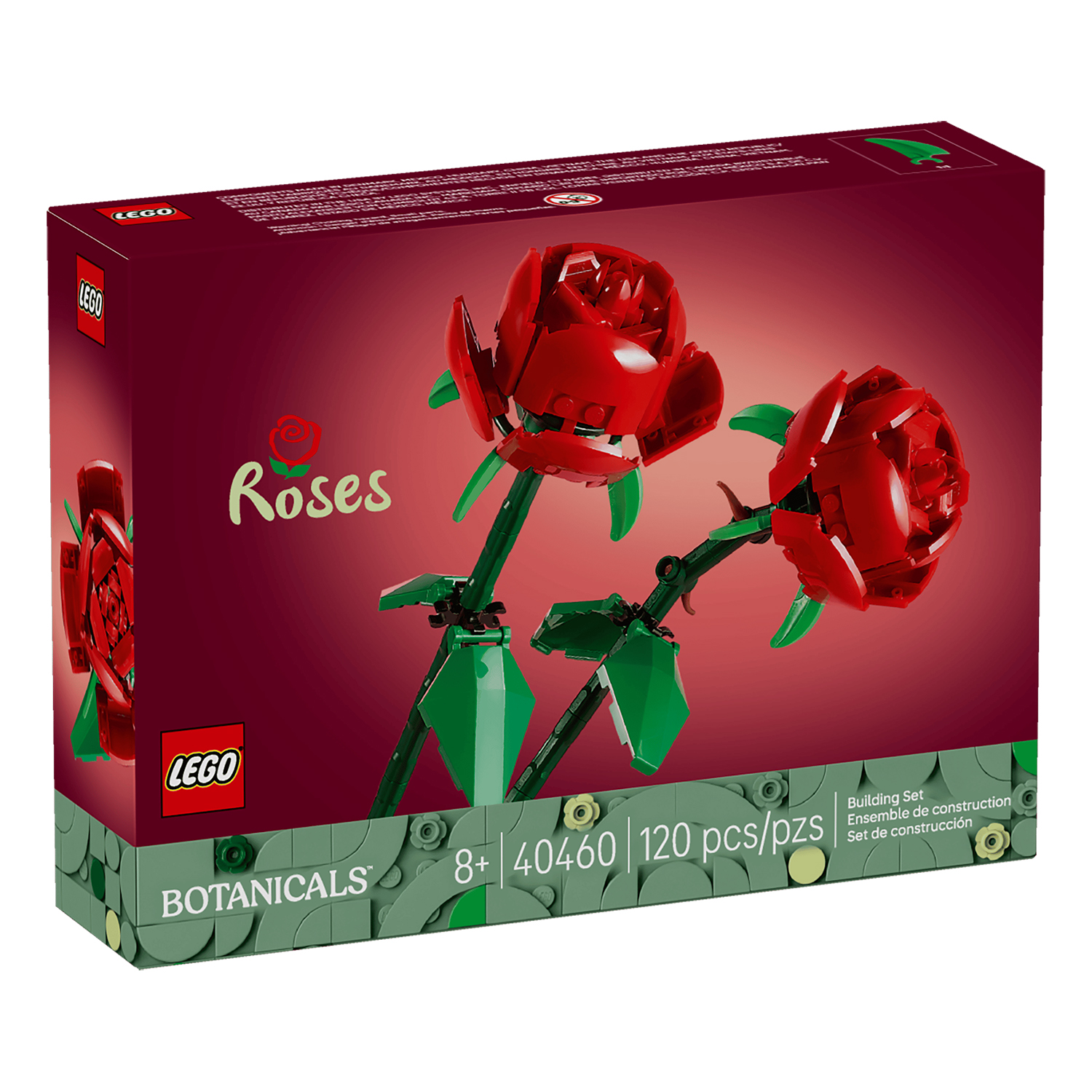 لگو 120 تکه سری Botanicals مدل Roses کد 40460