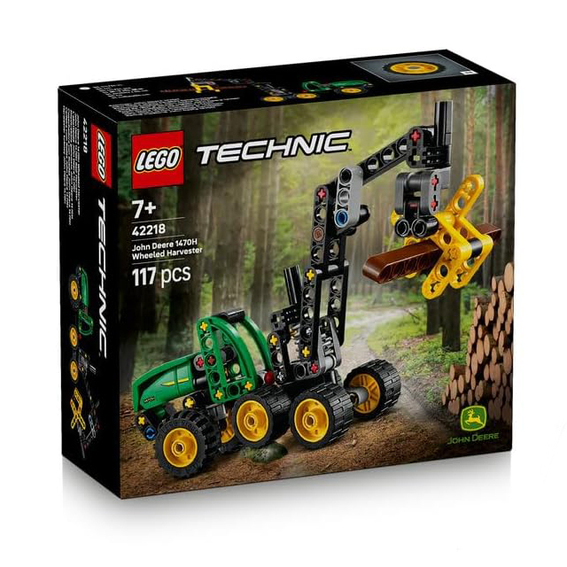 لگو ۱۱۷ تکه سری Technic مدل John Deere 1470H Wheeled Harvester کد 42218