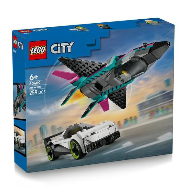 لگو 259 تکه سری City مدل Jet vs. Car کد 60489