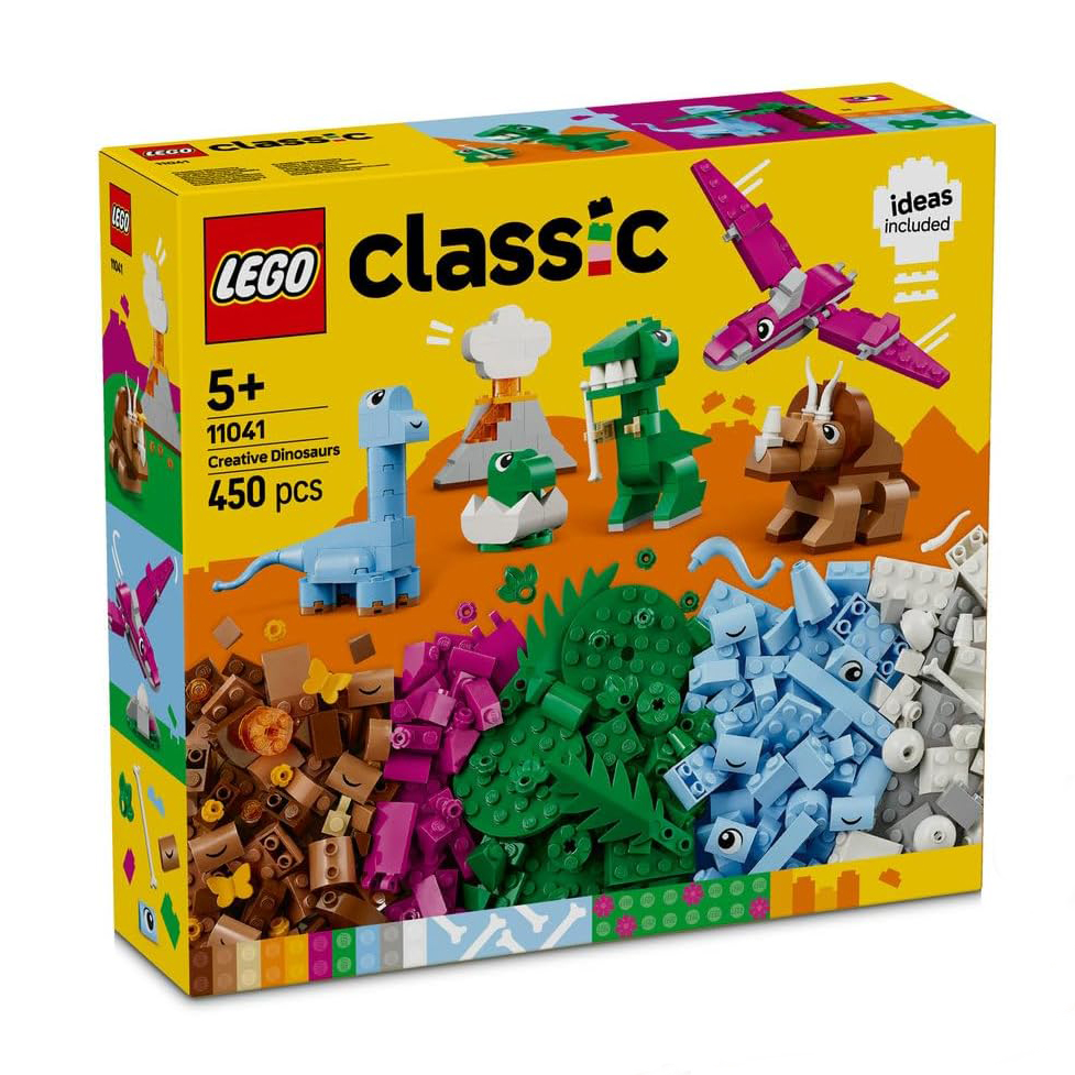 لگو 450 تکه سری Classic مدل Creative Dinosaurs کد 11041