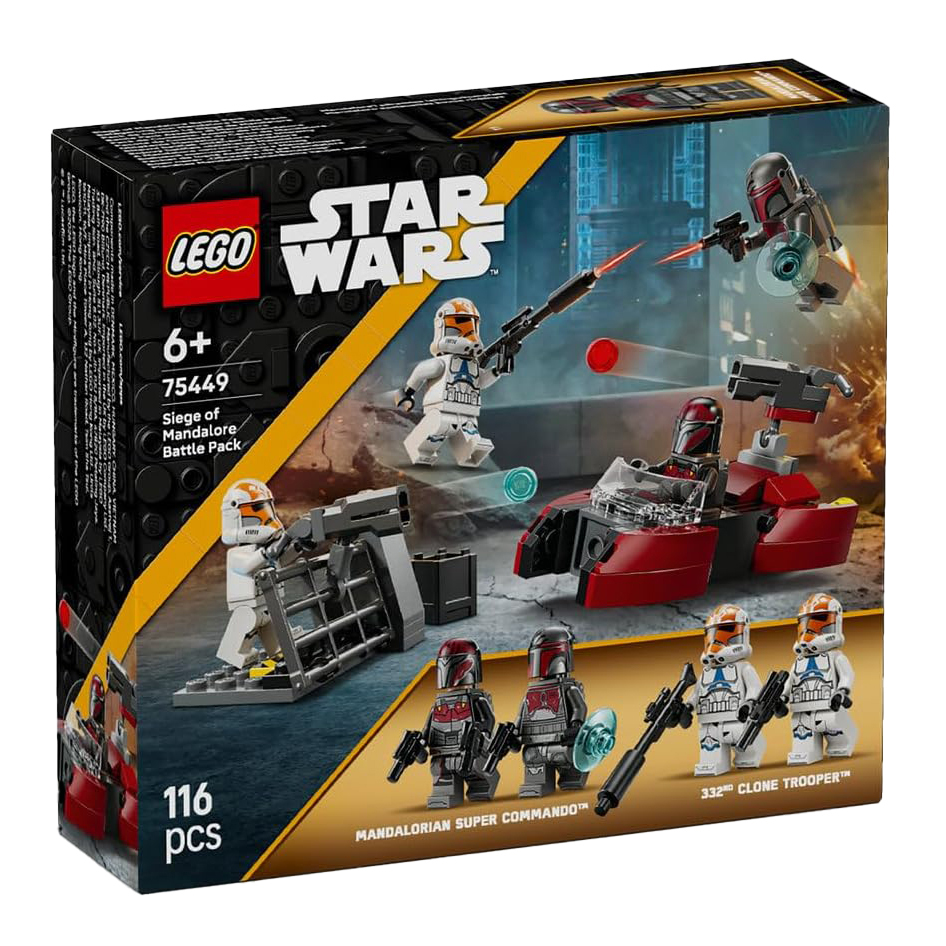 لگو 116 تکه سری Star Wars مدل Siege of Mandalore Battle Pack کد 75449