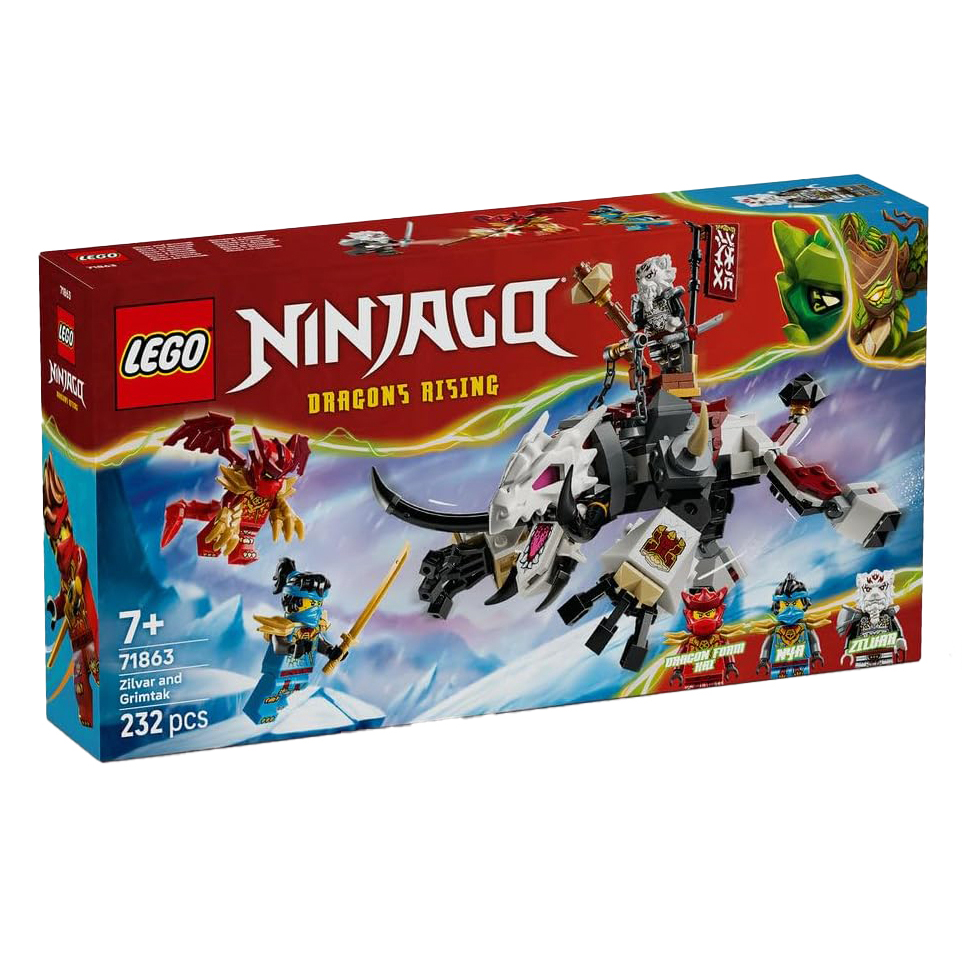 لگو 232 تکه سری Ninjago مدل Zilvar and Grimtak کد 71863