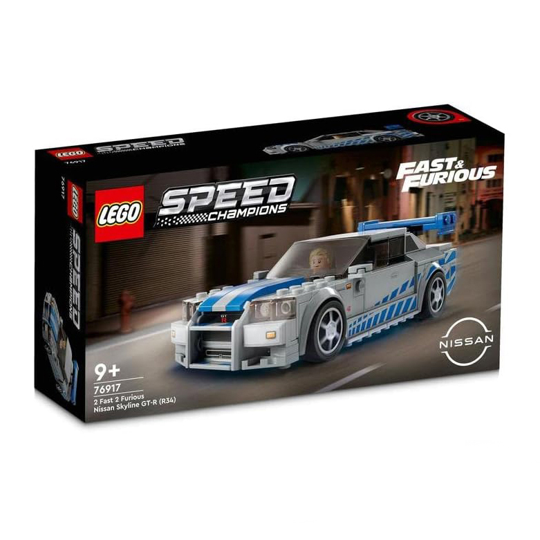 لگو 319 تکه سری Speed Champions مدل Fast 2 Furious Nissan Skyline GT-R (R34)۲  کد 76917