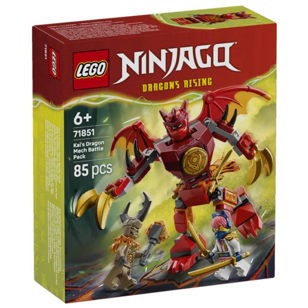 لگو 85 تکه سری Ninjago مدل Kai's Dragon Mech Battle Pack کد 71851