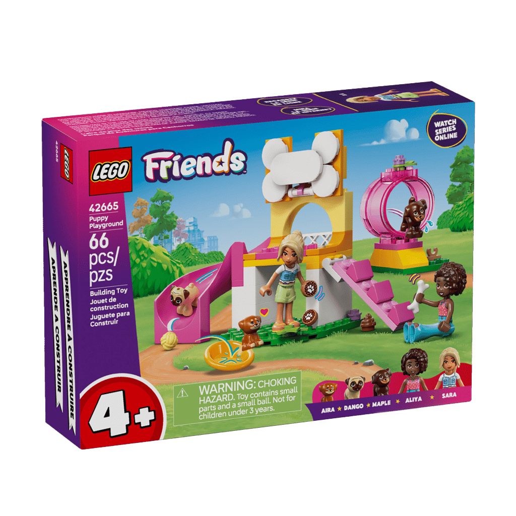 لگو 66 تکه سری Friends مدل Puppy Playground کد 42665