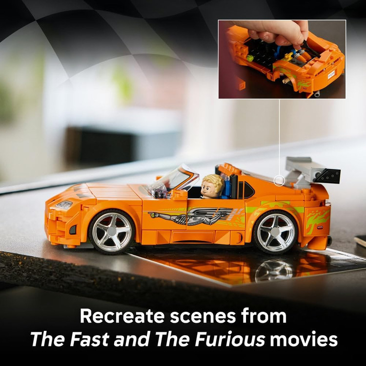 لگو 292 تکه سری Speed Champions مدل Fast and The Furious Toyota Supra MK4 کد 77260