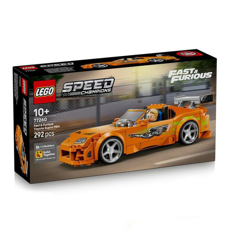 لگو 292 تکه سری Speed Champions مدل Fast and The Furious Toyota Supra MK4 کد 77260