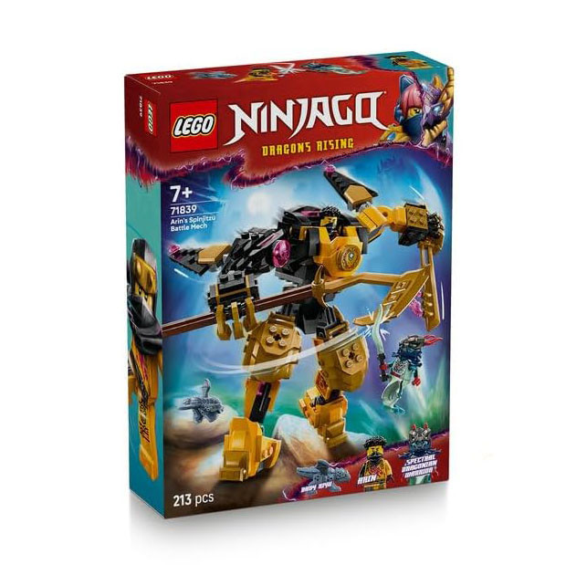 لگو 213 تکه سری Ninjago مدل Arin's Spinjitzu Battle Mech کد 71839