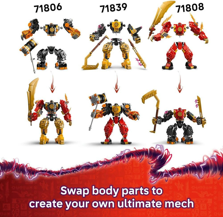 لگو 213 تکه سری Ninjago مدل Arin's Spinjitzu Battle Mech کد 71839
