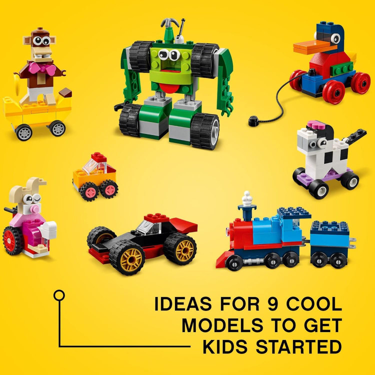 لگو 653 تکه سری Classic مدل Bricks and Wheels کد 11014