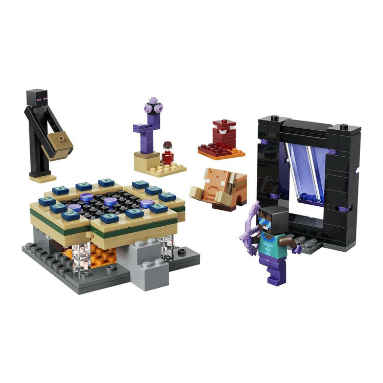لگو ۱۹۲ تکه سری Minecraft مدل Nether & End Portal Journey کد 21584