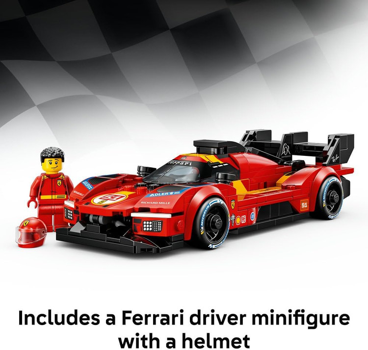 لگو 329 تکه سری Speed Champions مدل Ferrari 499P کد 77261