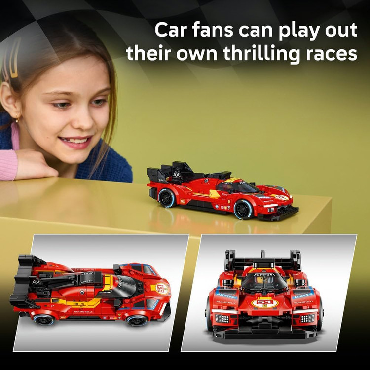 لگو 329 تکه سری Speed Champions مدل Ferrari 499P کد 77261