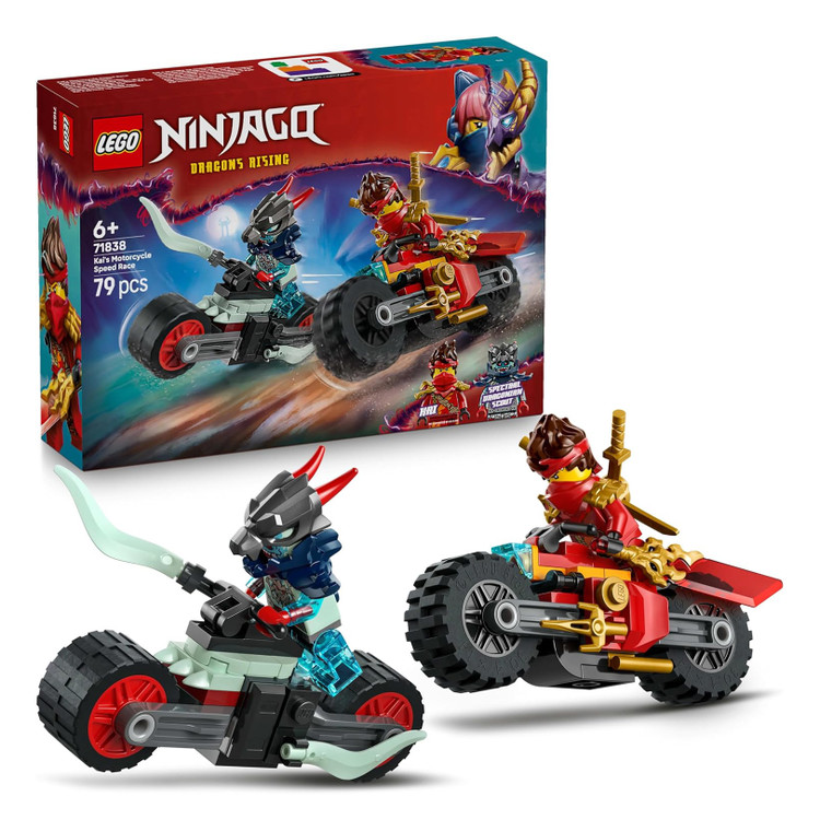 لگو 79 تکه سری Ninjago مدل Kai's Motorcycle Speed Race کد 71838