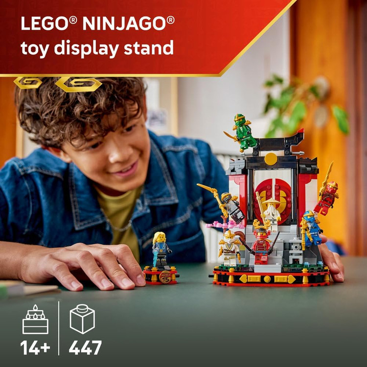 لگو 447 تکه سری Ninjago مدل Ninja Character Display 15th Anniversary کد 71866