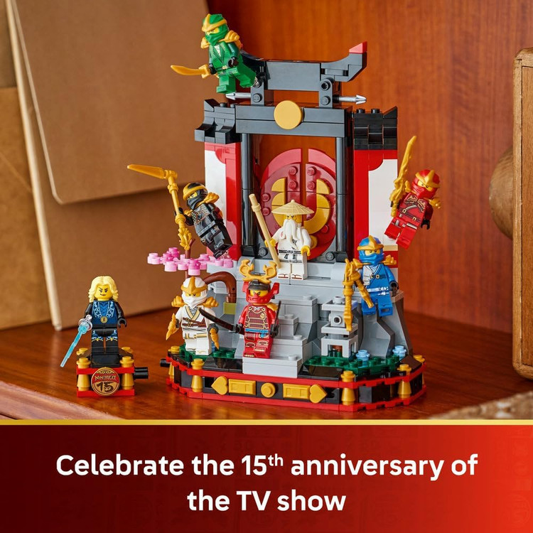 لگو 447 تکه سری Ninjago مدل Ninja Character Display 15th Anniversary کد 71866