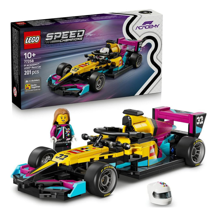لگو 201 تکه سری Speed Champions مدل F1 Academy Lego Race Car کد 77258