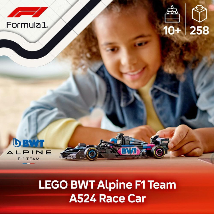 لگو 258 تکه سری Speed Champions مدل BWT Alpine F1 Team A524 کد 77248