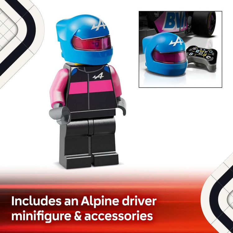 لگو 258 تکه سری Speed Champions مدل BWT Alpine F1 Team A524 کد 77248