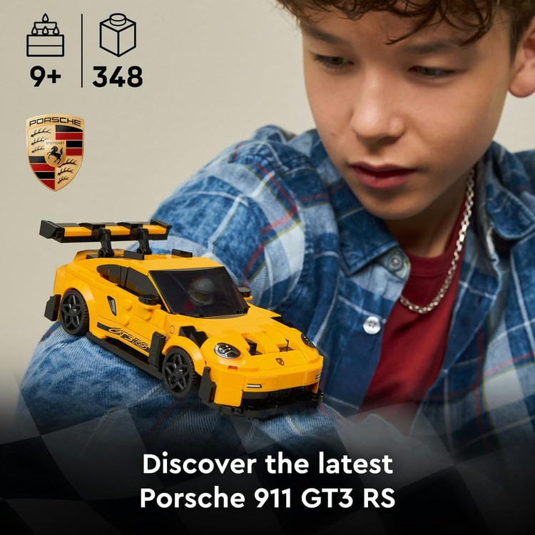 لگو 348 تکه سری Speed Champions مدل Porsche 911 GT3 RS کد 77239