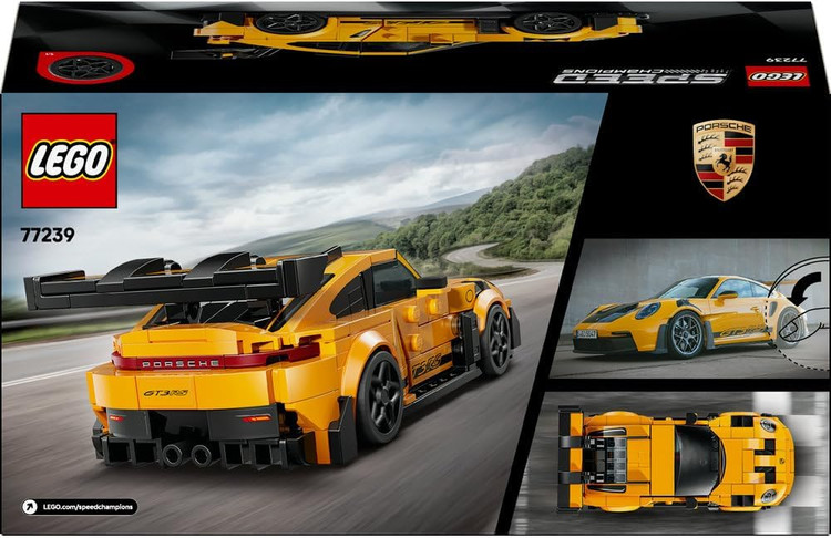 لگو 348 تکه سری Speed Champions مدل Porsche 911 GT3 RS کد 77239