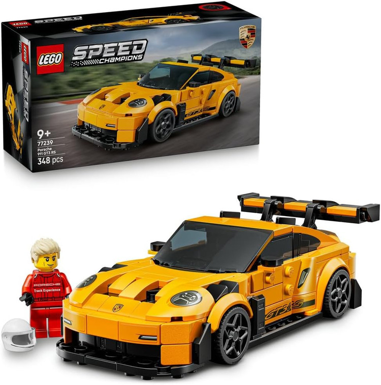 لگو 348 تکه سری Speed Champions مدل Porsche 911 GT3 RS کد 77239