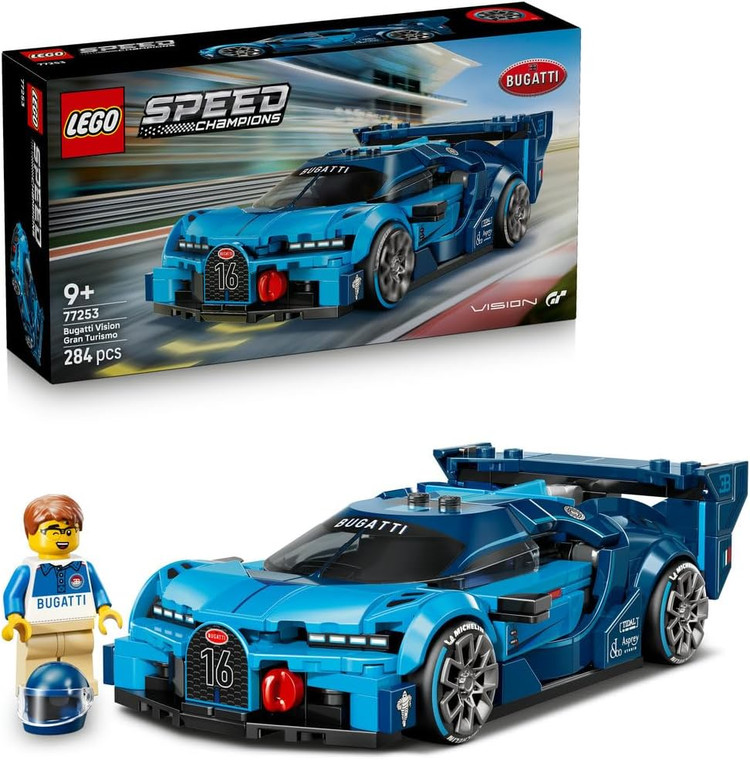 لگو 284 تکه سری Speed Champions مدل Bugatti Vision GT Hyper کد 77253