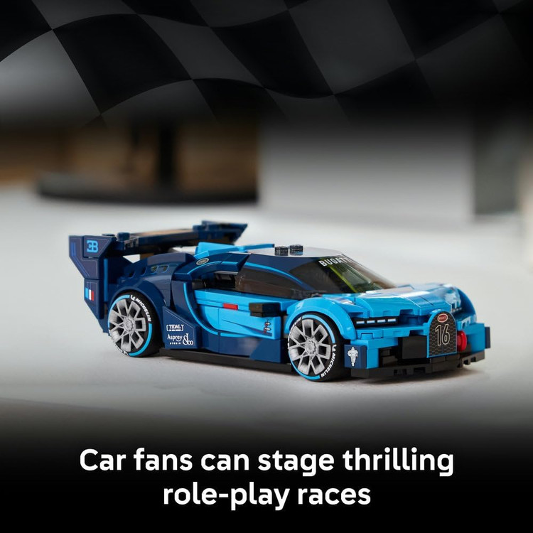 لگو 284 تکه سری Speed Champions مدل Bugatti Vision GT Hyper کد 77253