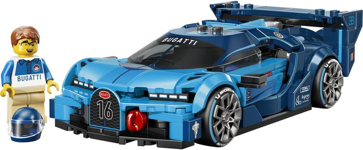 لگو 284 تکه سری Speed Champions مدل Bugatti Vision GT Hyper کد 77253