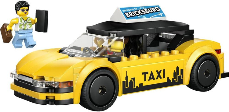 لگو 122 تکه سری City مدل Yellow Taxi کد 60487