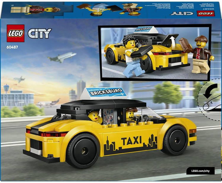 لگو 122 تکه سری City مدل Yellow Taxi کد 60487