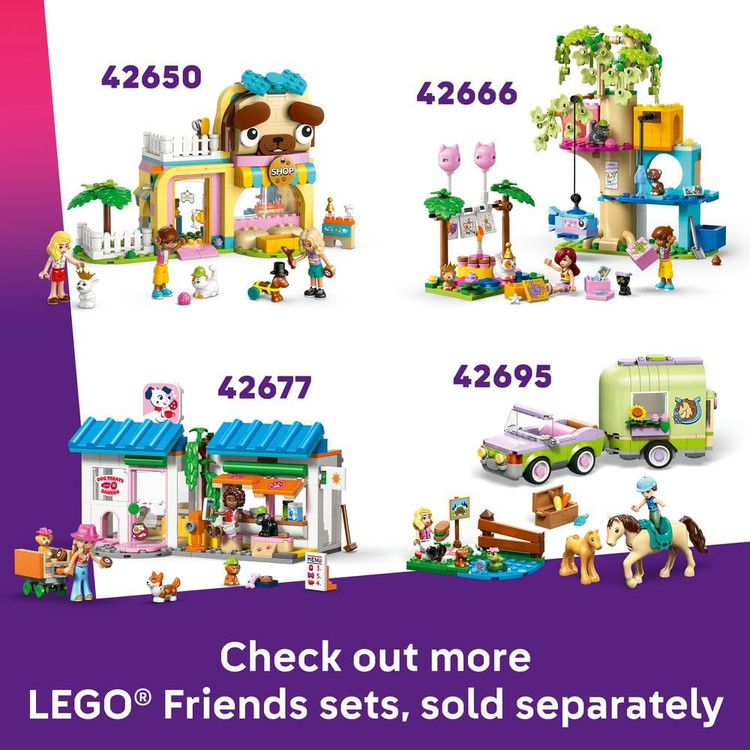 لگو 237 تکه سری Friends مدل Pet Accessories Van کد 42678