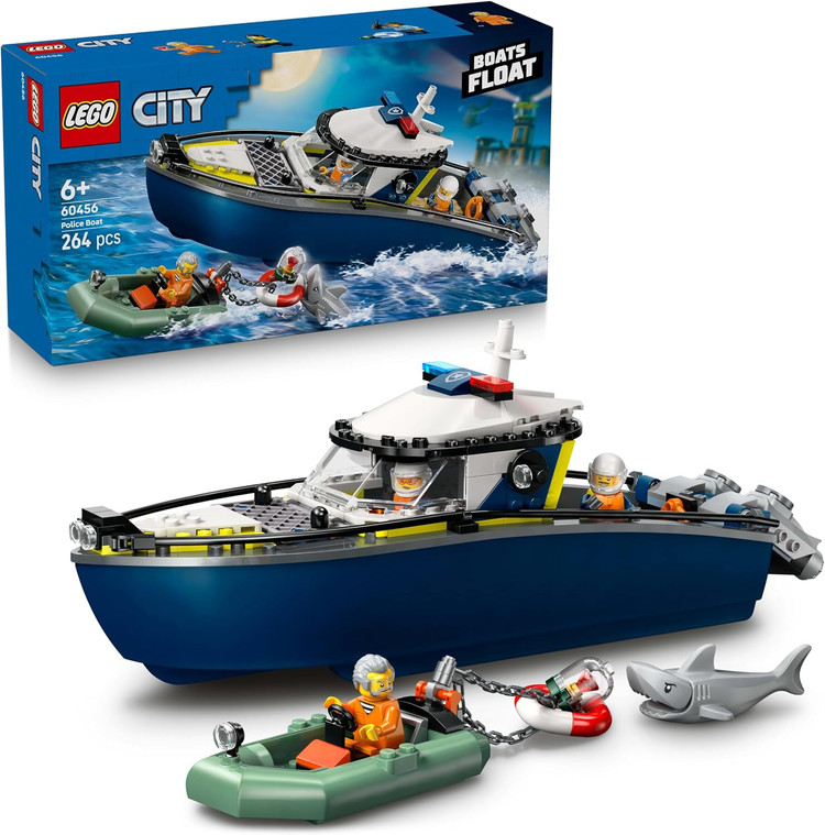 لگو 264 تکه سری City مدل Police Boat کد 60456