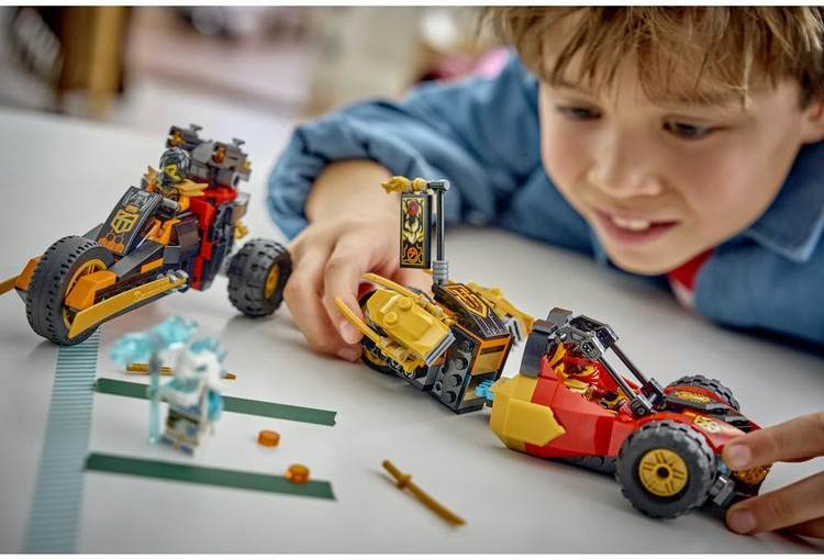 لگو 394 تکه سری Ninjago مدل Kai and Cole's Combiner Vehicles کد 71864