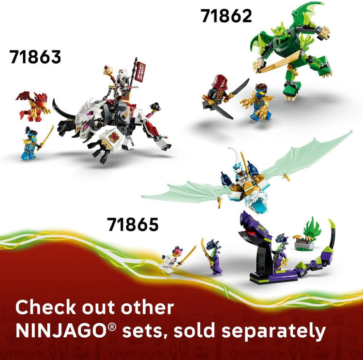 لگو 394 تکه سری Ninjago مدل Kai and Cole's Combiner Vehicles کد 71864