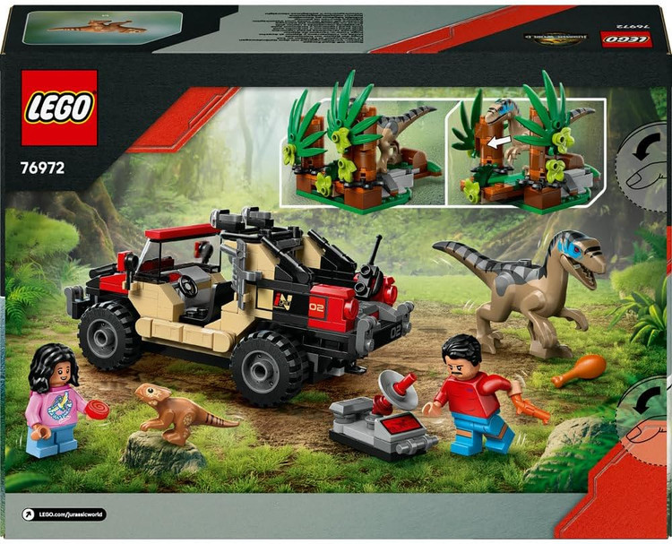 لگو 285 تکه سری Jurassic World مدل Raptor Off-Road Escape کد 76972