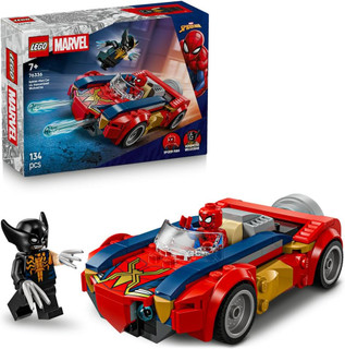 لگو 134 تکه سری Marvel مدل Spider-Man Car vs. Venomized Wolverine کد 76336