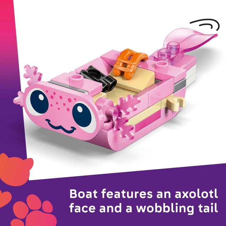 لگو 95 تکه سری Friends مدل Axolotl Adventure Boat کد 42681