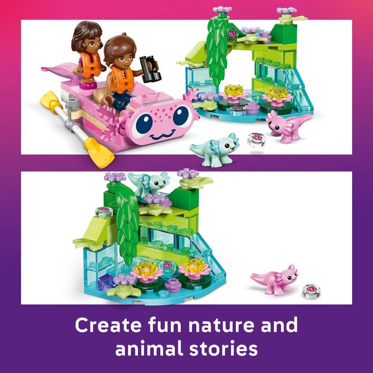 لگو 95 تکه سری Friends مدل Axolotl Adventure Boat کد 42681