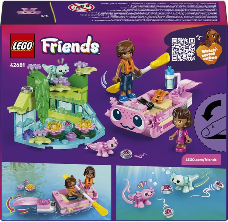 لگو 95 تکه سری Friends مدل Axolotl Adventure Boat کد 42681