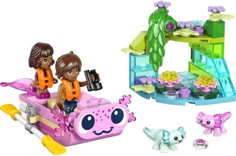 لگو 95 تکه سری Friends مدل Axolotl Adventure Boat کد 42681
