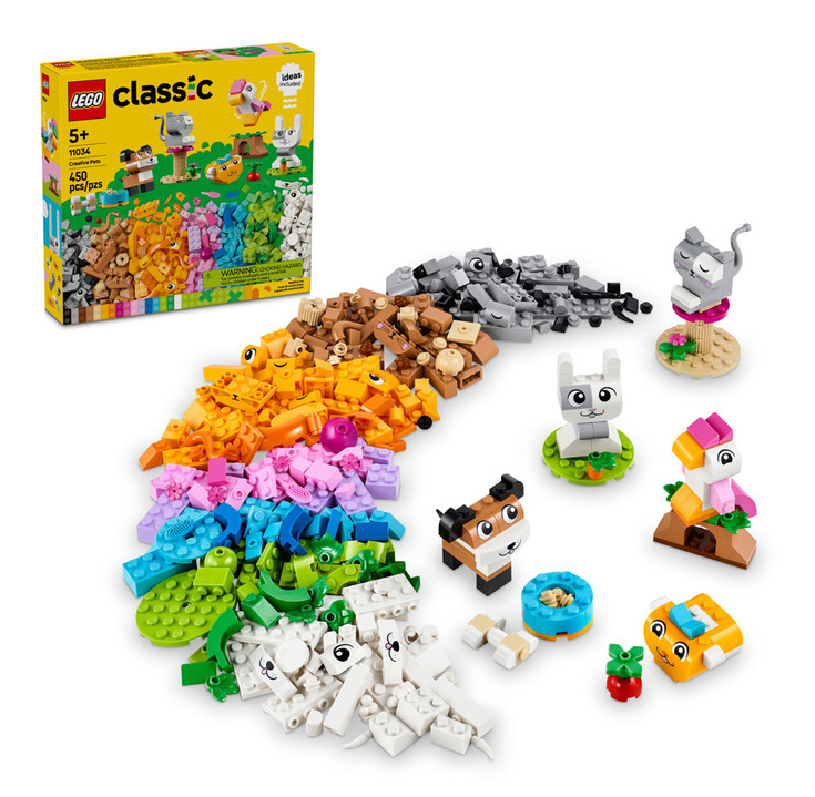 لگو 450 تکه سری Classic مدل Creative Pets کد 11034