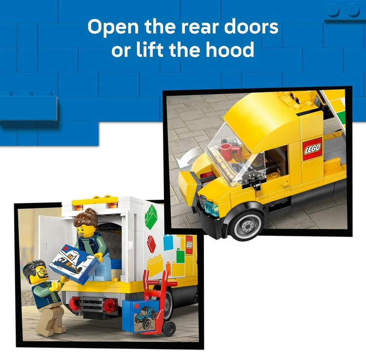 لگو 276 تکه سری City مدل The LEGO Van کد 60500