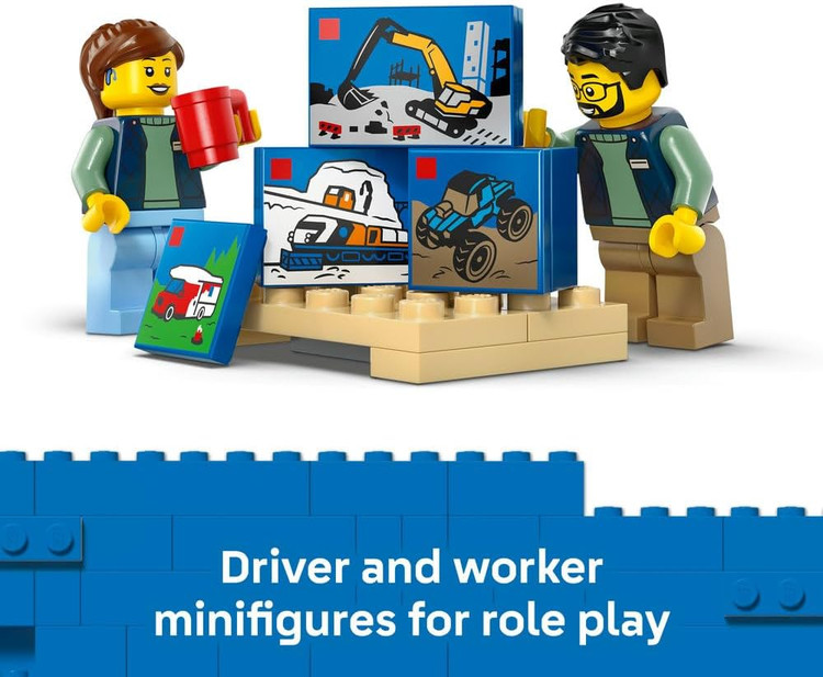 لگو 276 تکه سری City مدل The LEGO Van کد 60500
